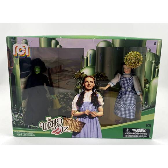 2018 MEGO Ltd Edition Target Classic Action Figure Wizard of Oz. Dorothy & Witch - Picture 1 of 7